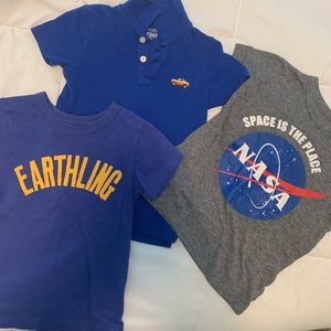 Three JCrew Crewcuts Tops - Size 3 - EUC